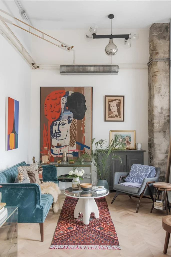 Artistic Touches in Micro Lofts