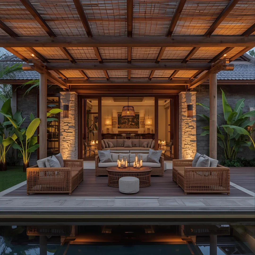 Balinese-Inspired Outdoor Living