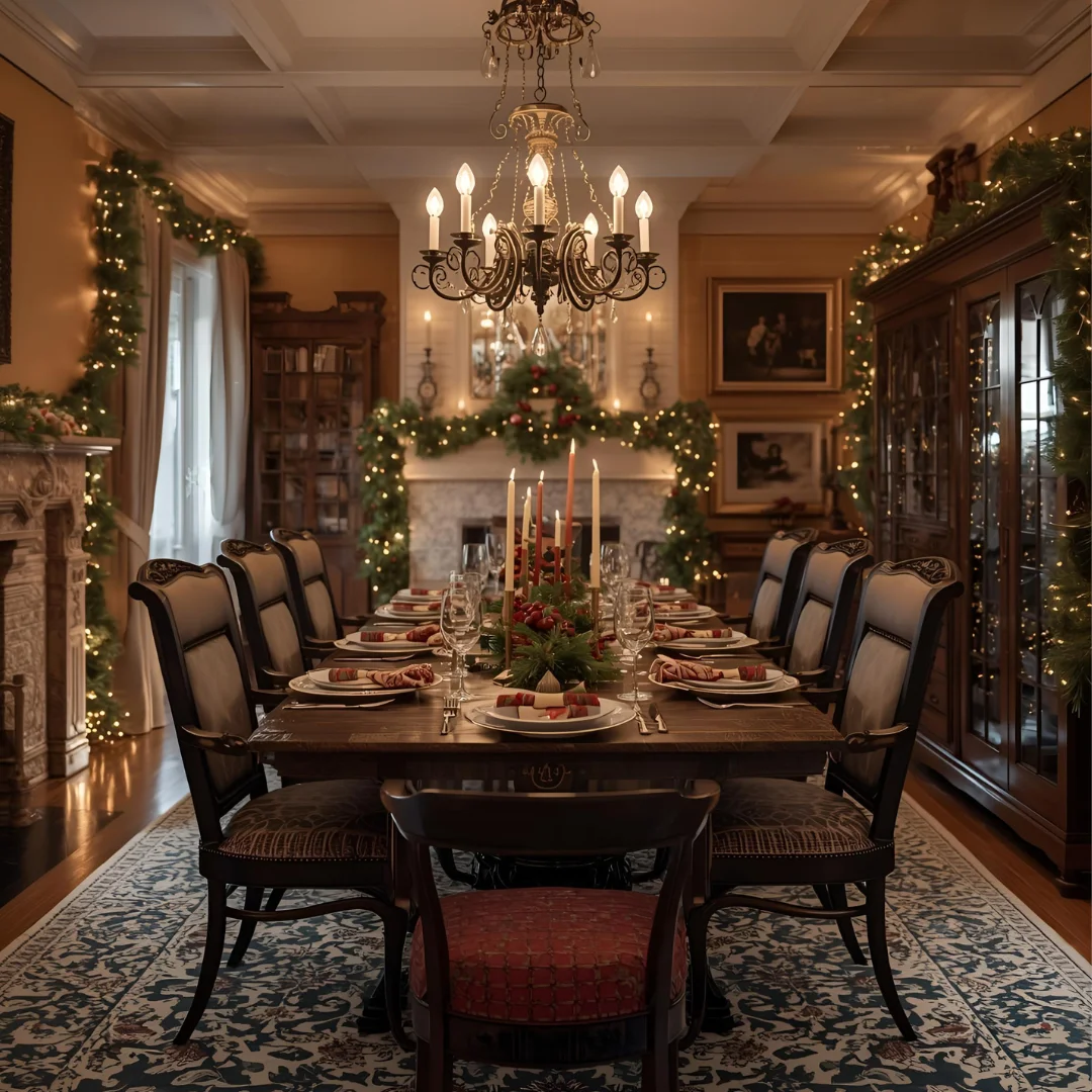 Christmas Dining Room Decor