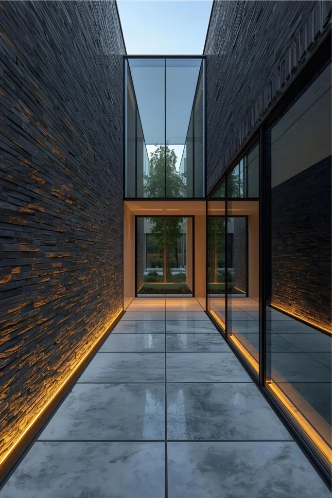 Contemporary Courtyard Link
