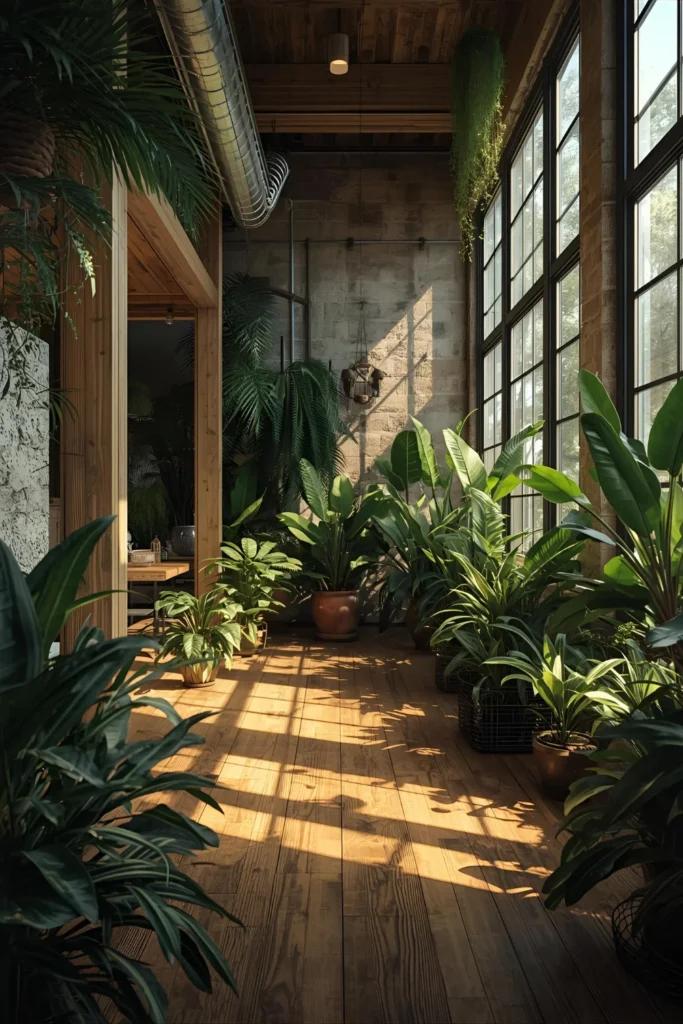Nature Infused Green Loft