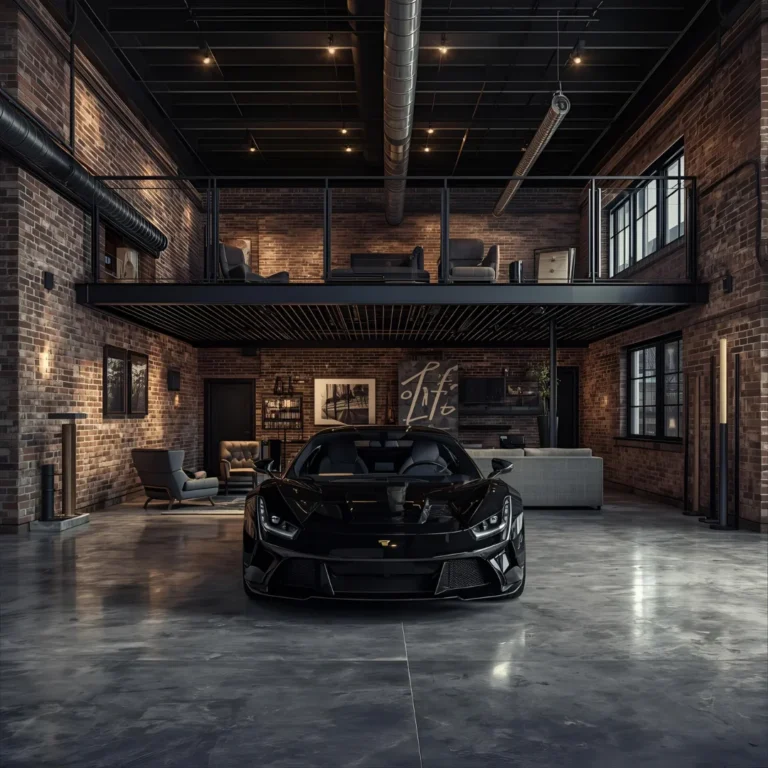Sleek Garage Loft Designs