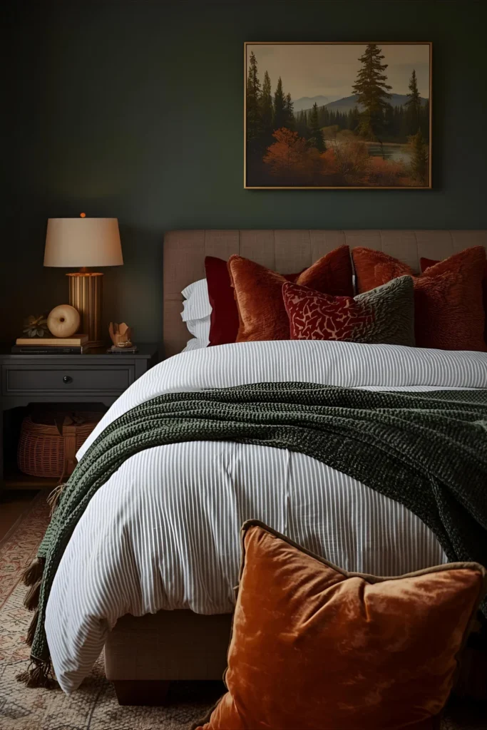 Deep Fall Color Accents
