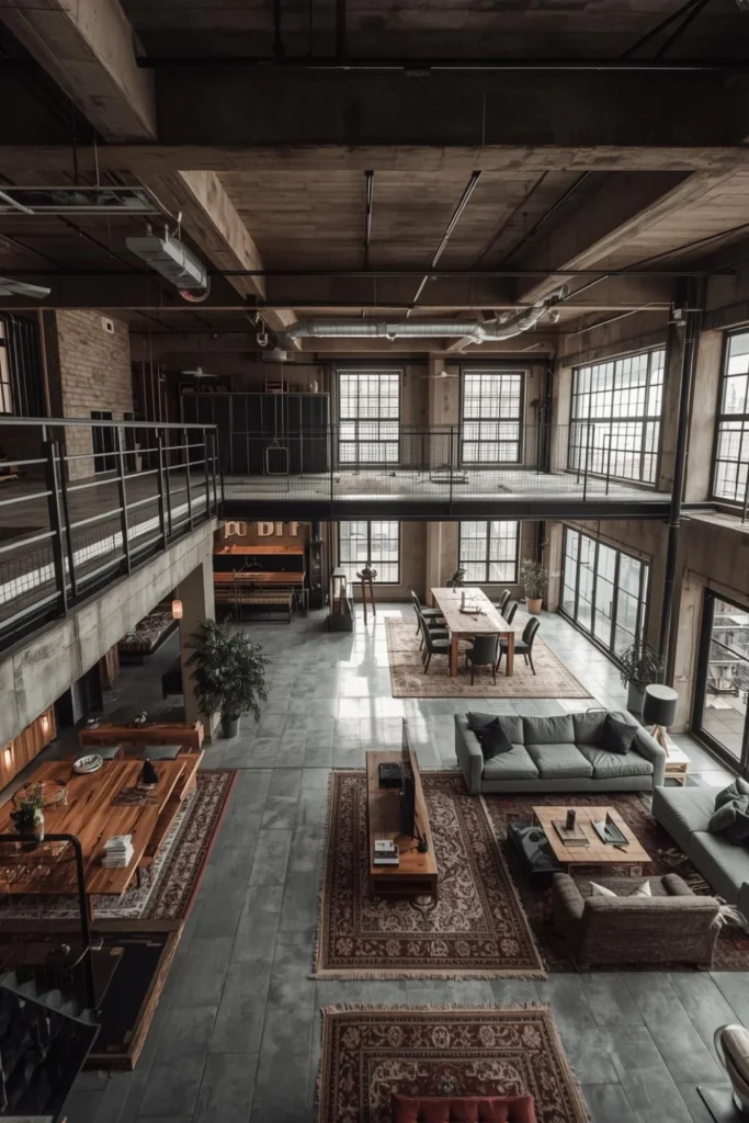 Industrial Open Plan Living