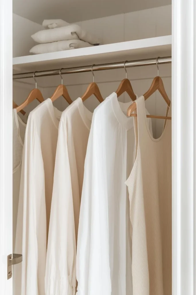 Open Rods for Hanging Clothes