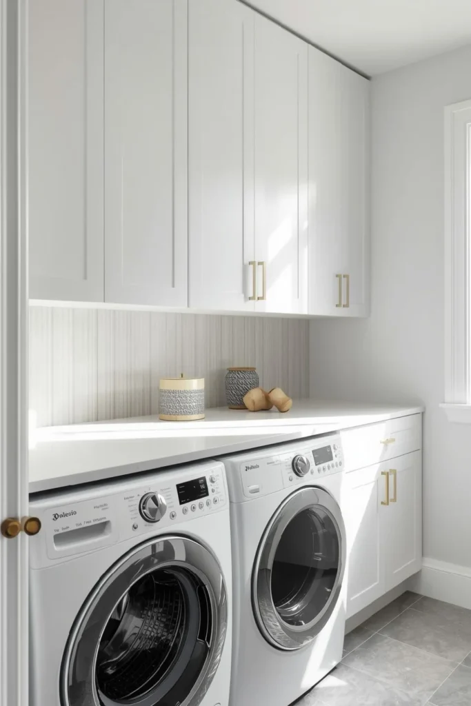 Over the Washer Cabinets