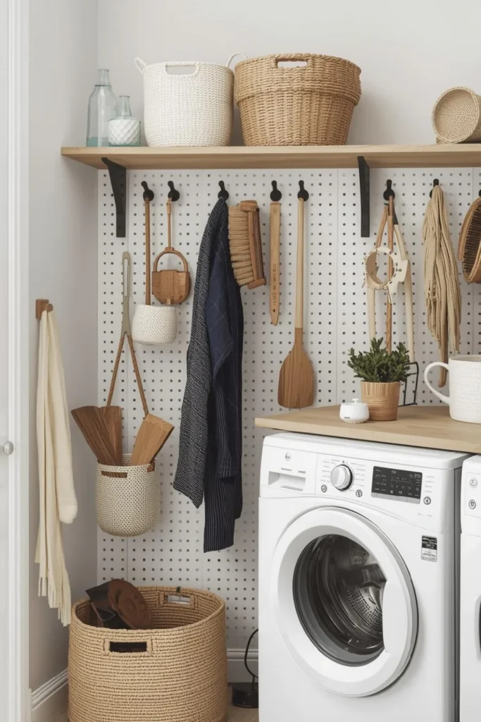 Pegboards for Flexible Organization