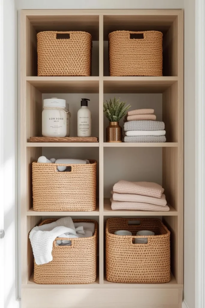 Use Baskets for Open Storage