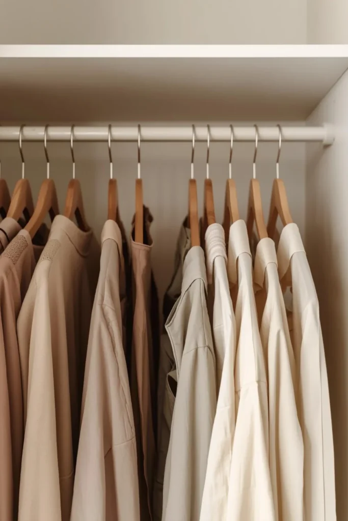 Use Matching Hangers for Visual Calm 1