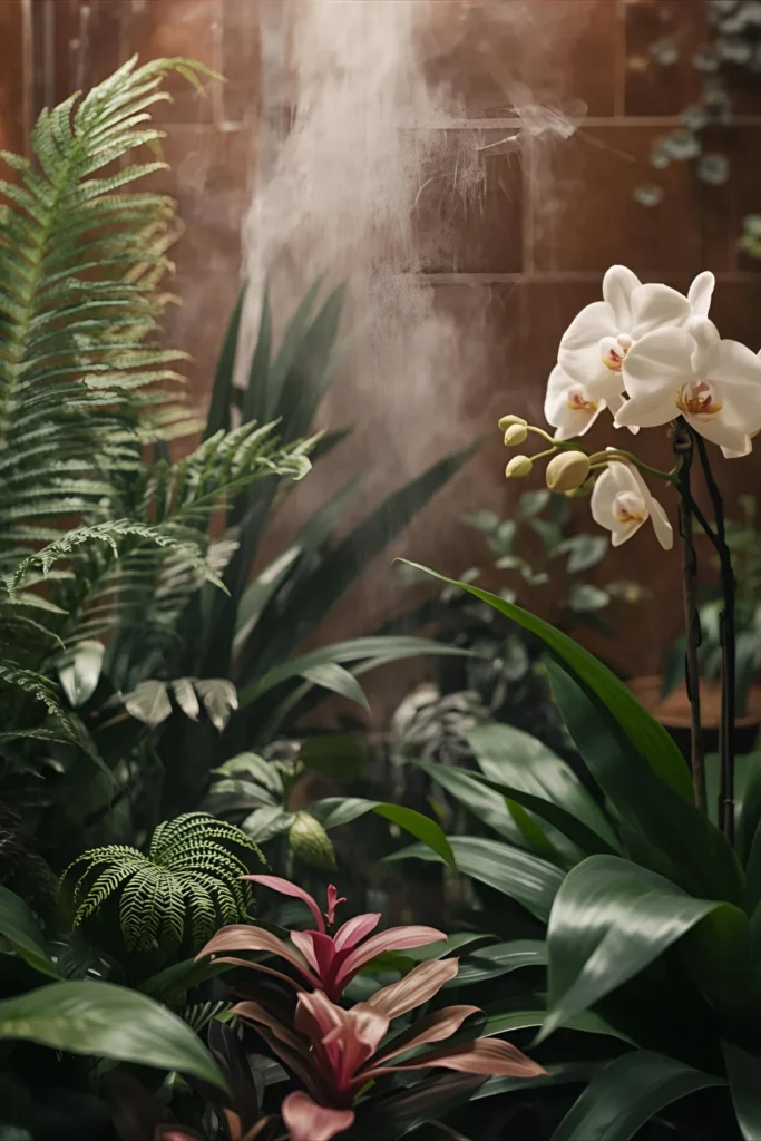 humidity loving bathroom plants