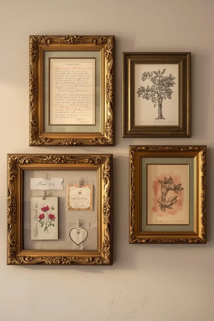 Antique Frames and Romantic Wall Details 1
