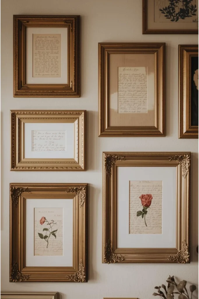 Antique Frames and Romantic Wall Details 3