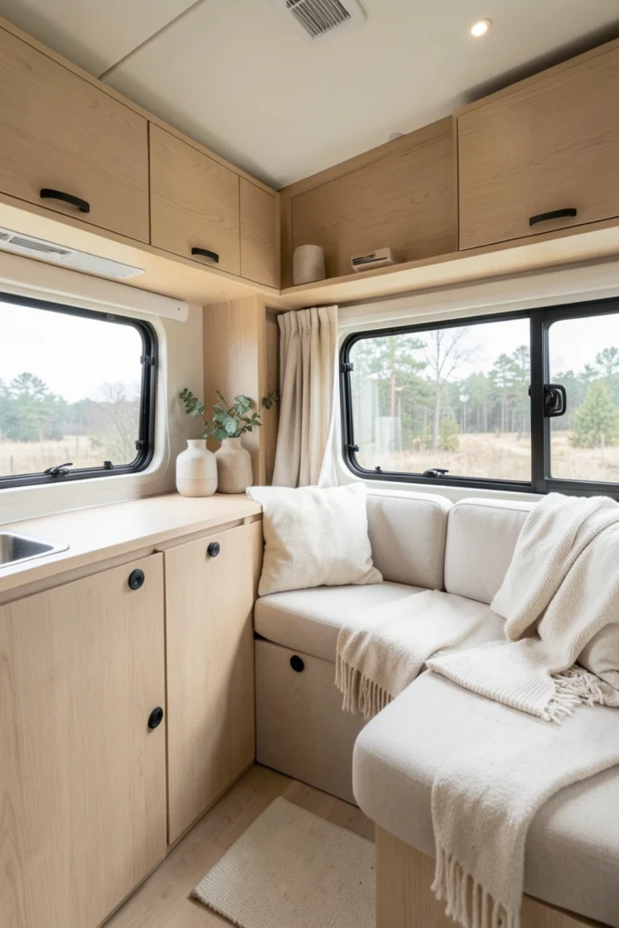 Campervan Interior with Modern Cabin Vibes2