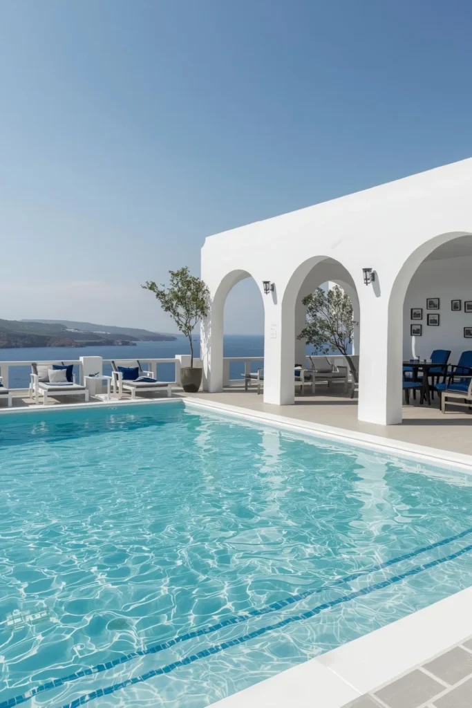 Coastal Greek Pool Escape