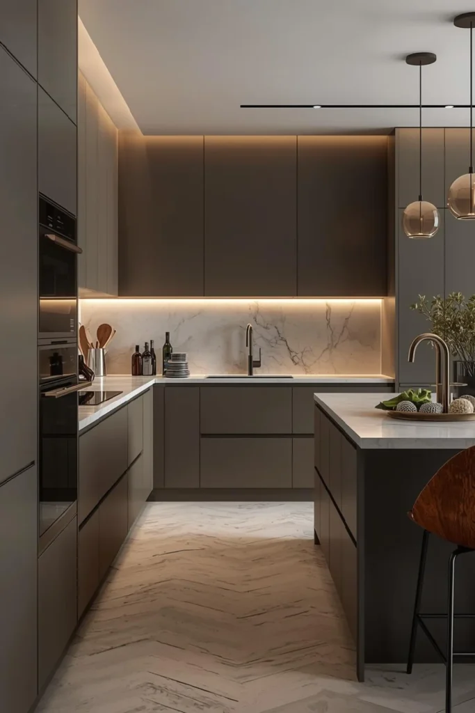 Contemporary Kitchen Design with a Luxe Edge2