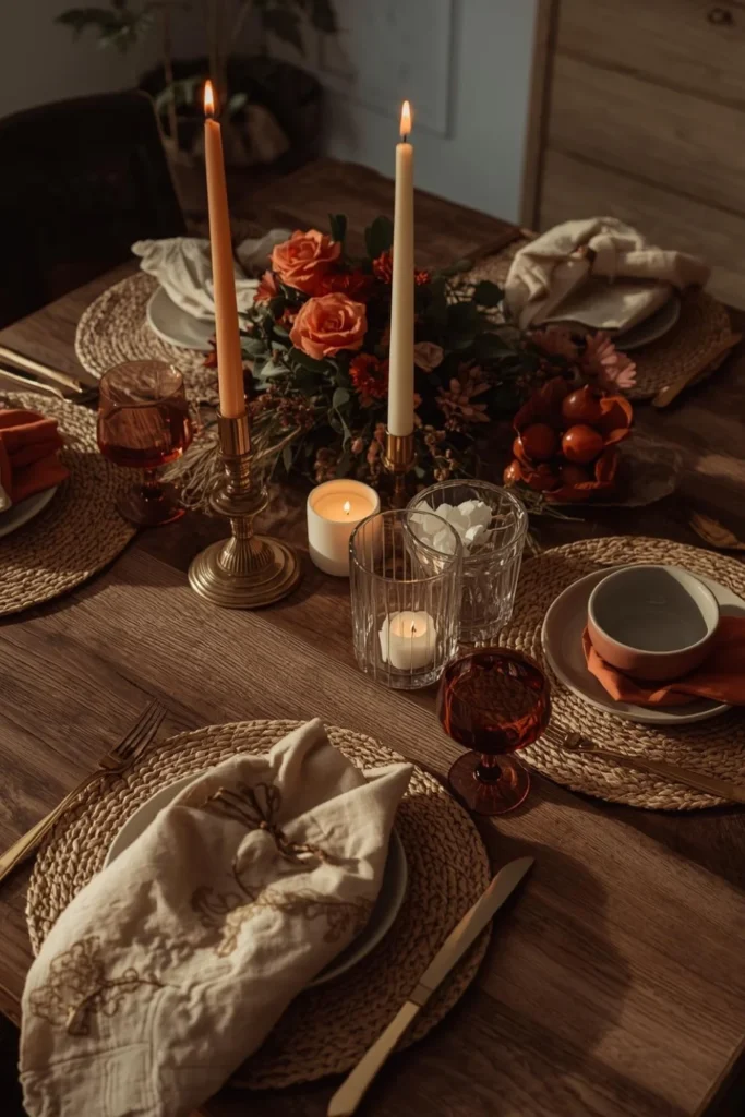Cozy Rustic Table with Warm Textures 2