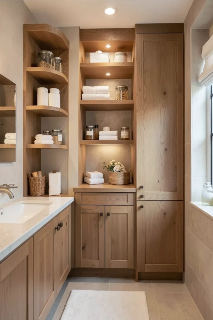 Creative Bathroom Storage Ideas That Feel Custom
