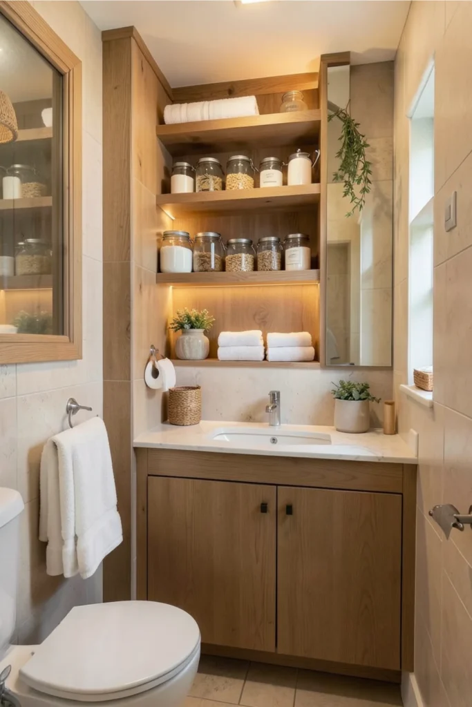 Creative Bathroom Storage Ideas That Feel Custom2