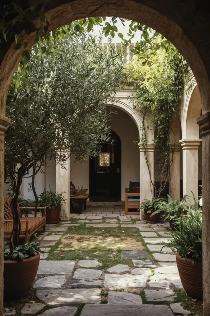 Dreamy Courtyards with Lush Greenery