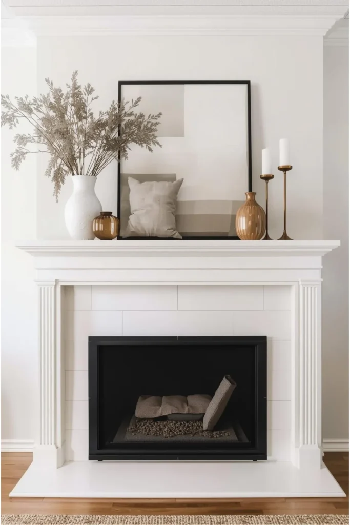 Fireplace Mantle Decor That Works Beyond Fall1