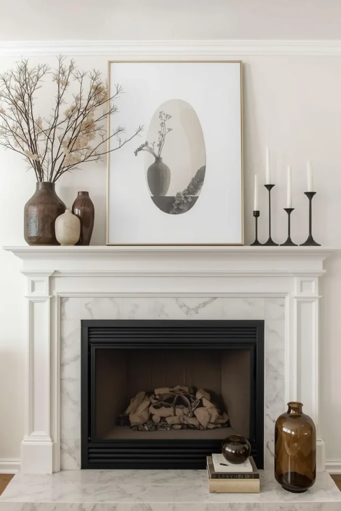 Fireplace Mantle Decor That Works Beyond Fall3