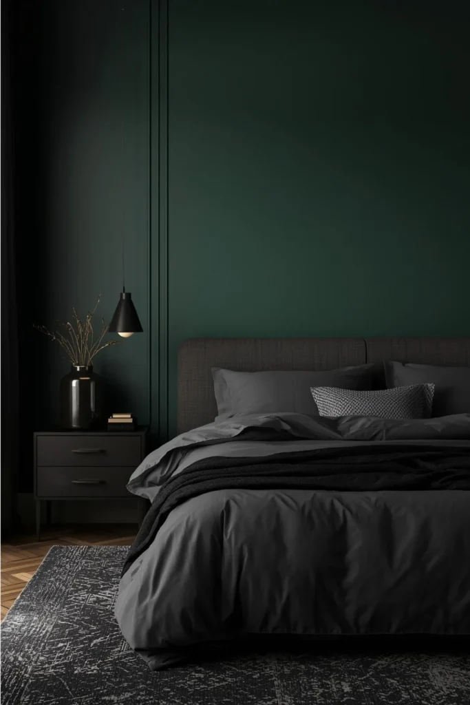 Forest Green Charcoal Modern Retreat