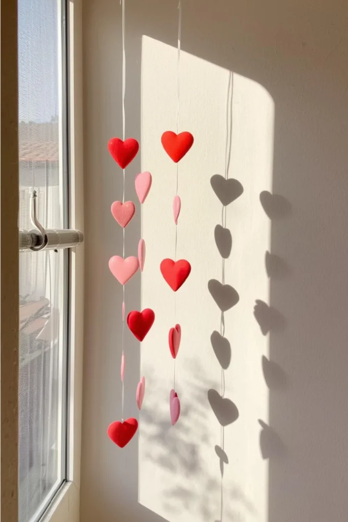 Hanging Heart Decor for a Sunlit Look1