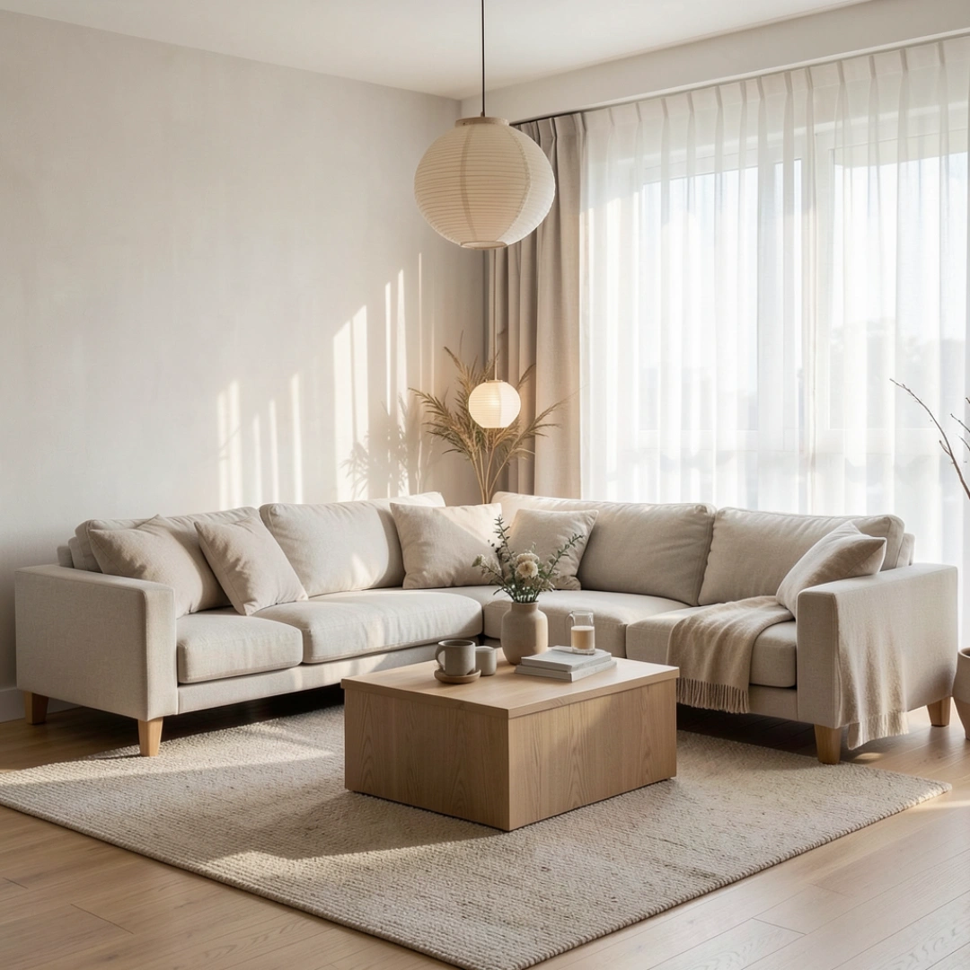 Japandi living room
