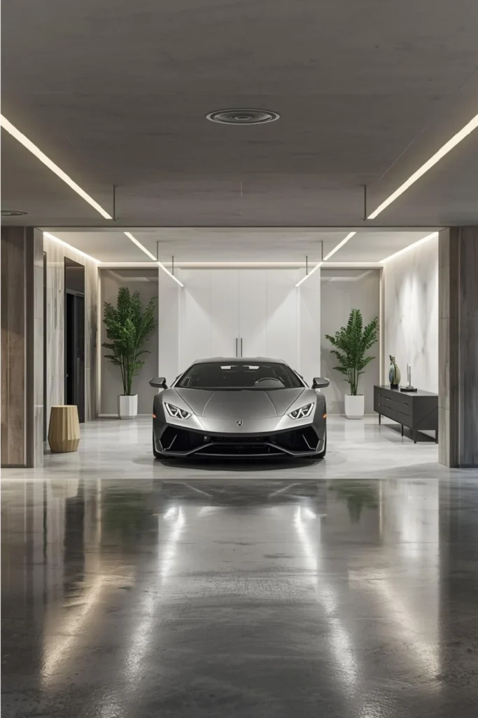 Luxury Showroom Style Garage