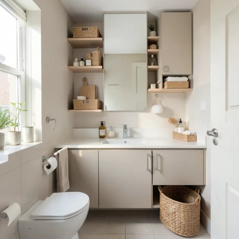 _Master Tiny Bathroom Organization