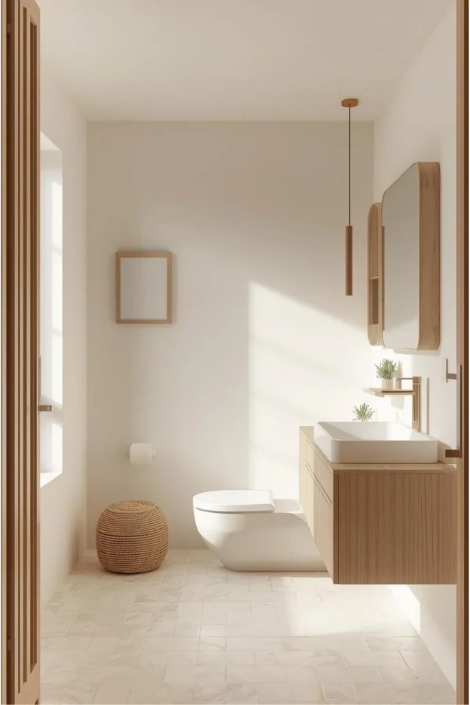 Minimalist Small Bathrooms That Dont Feel Cold
