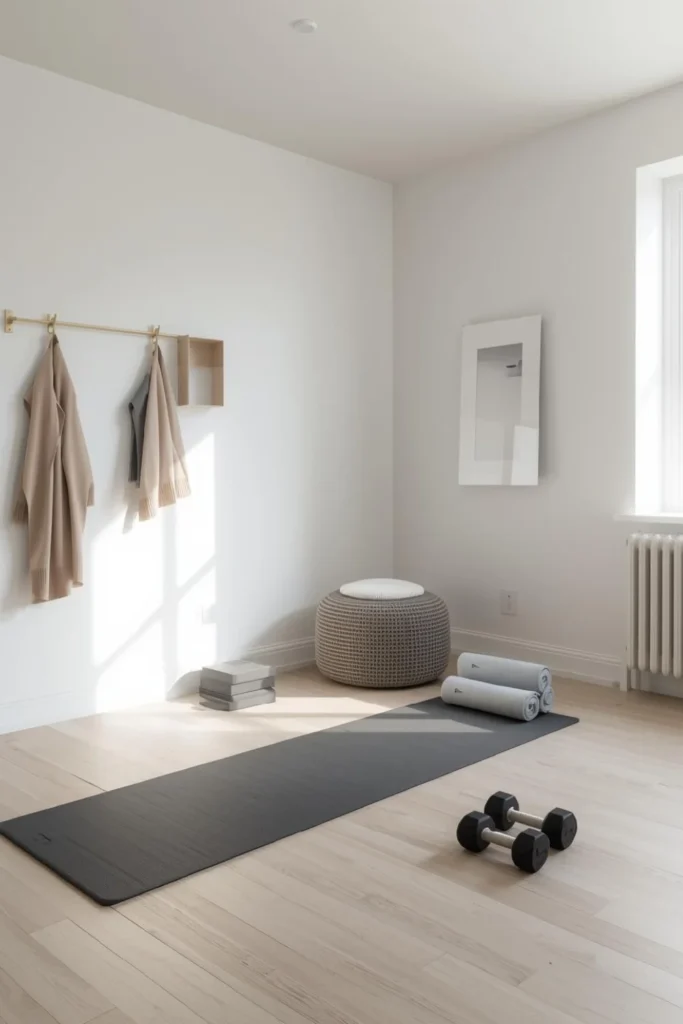 Minimalist Spare Room Gym