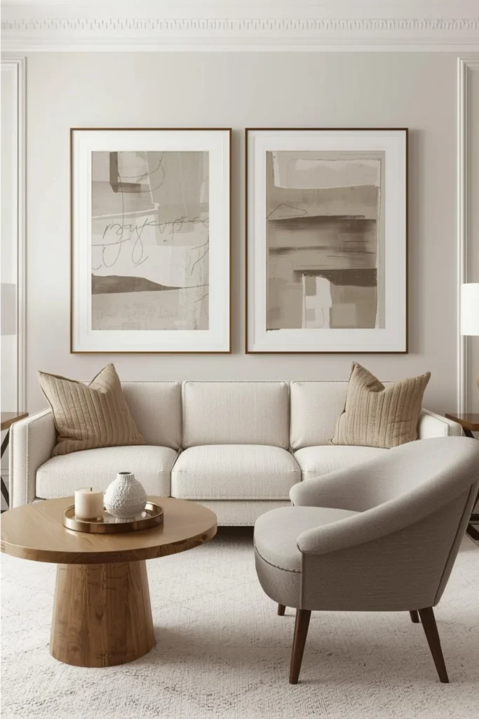 Neutral Art With a Contemporary Twist
