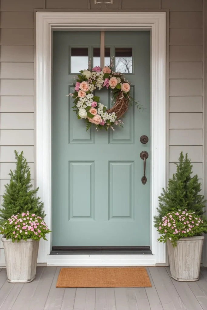 Seasonal Florals and Sweet Door Details2