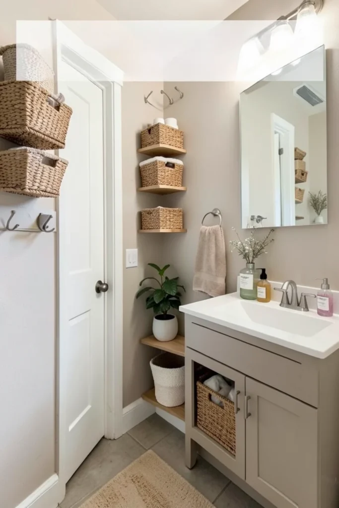 Small Bathroom Hacks That Instantly Add Storage