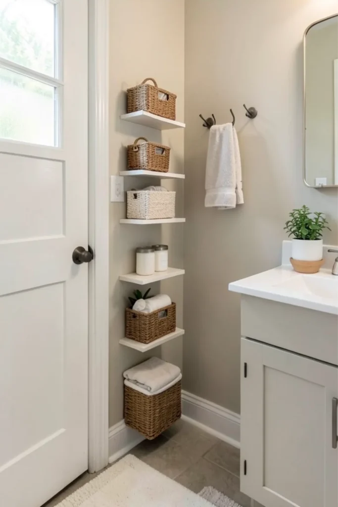 Small Bathroom Hacks That Instantly Add Storage1