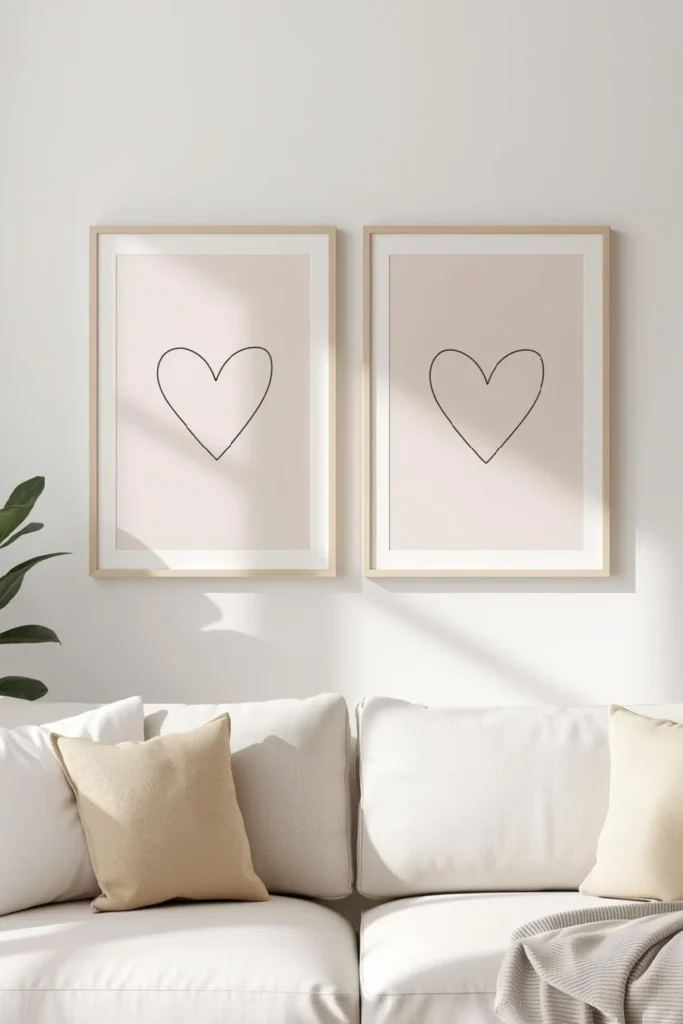 Soft Art Prints with Romantic Touches