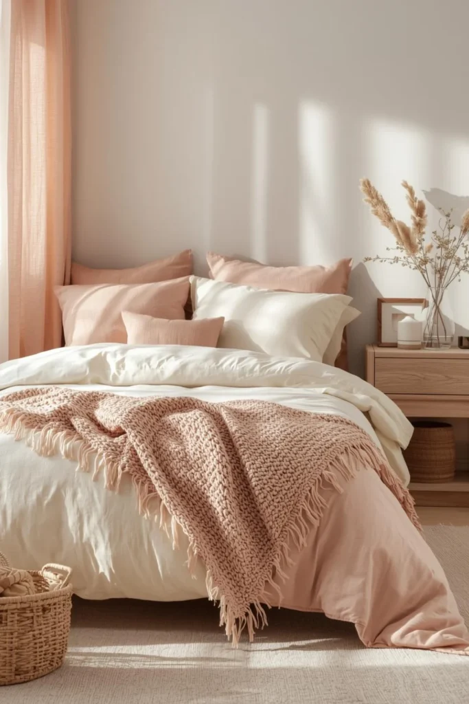 Soft Blush Layers for a Cozy Romantic Mood 1