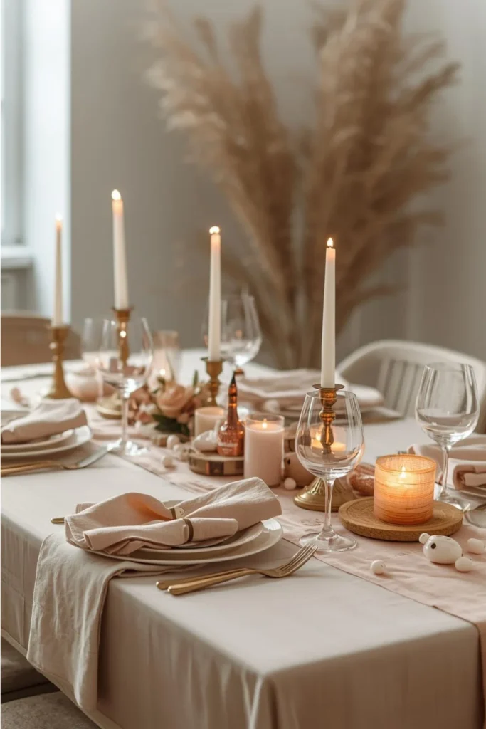 Soft Candlelight and Neutral Romance1