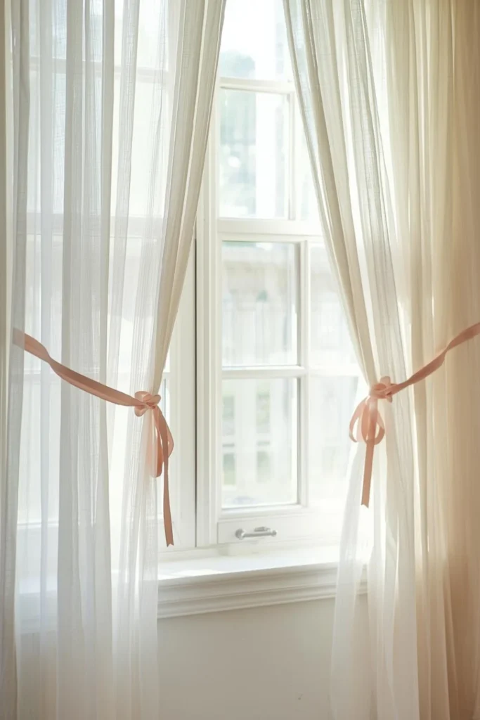 Soft Curtain Accents with Valentine Details1