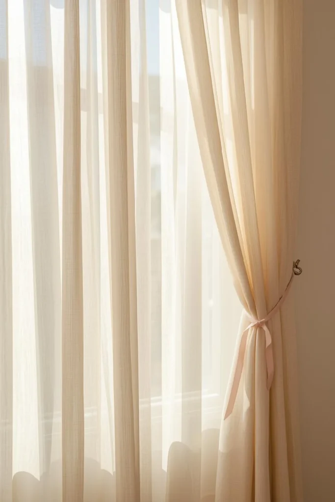Soft Curtain Accents with Valentine Details2