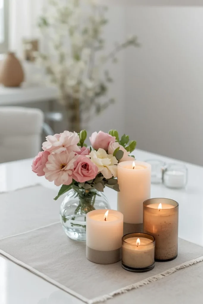 Soft Florals and Candles for Instant Romance2
