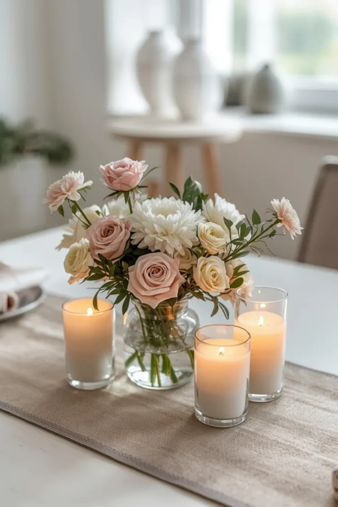 Soft Florals and Candles for Instant Romance3