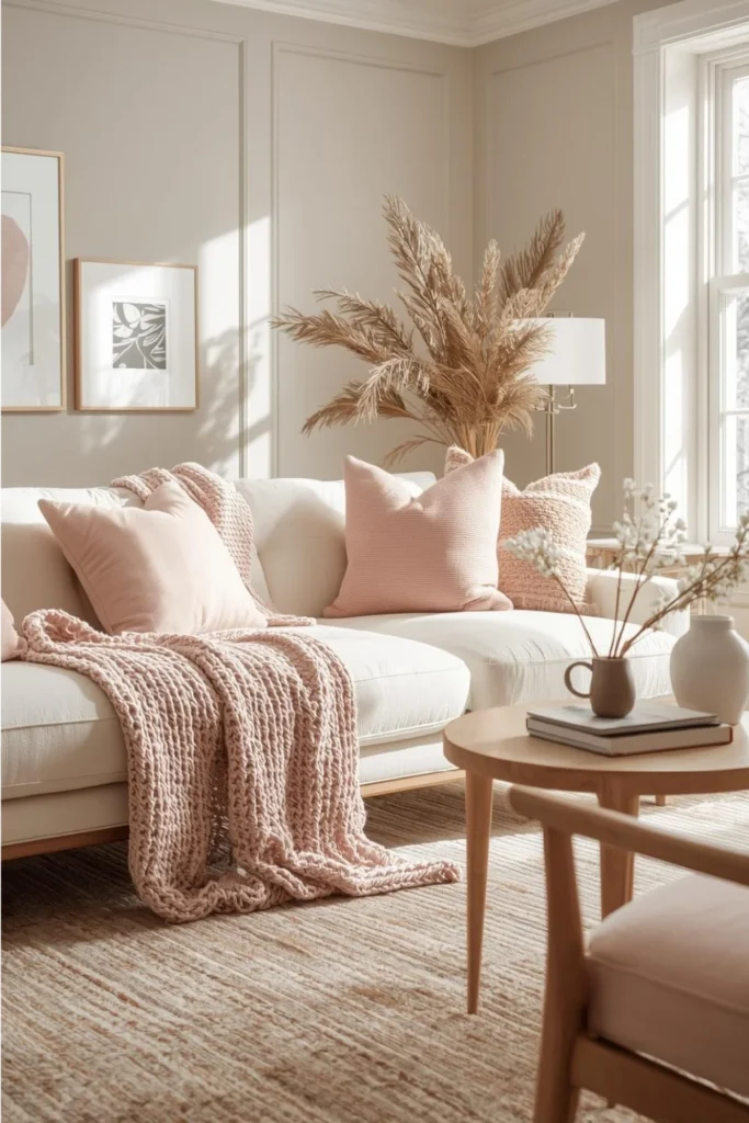 Soft Romantic Neutrals with a Valentine Touch 1