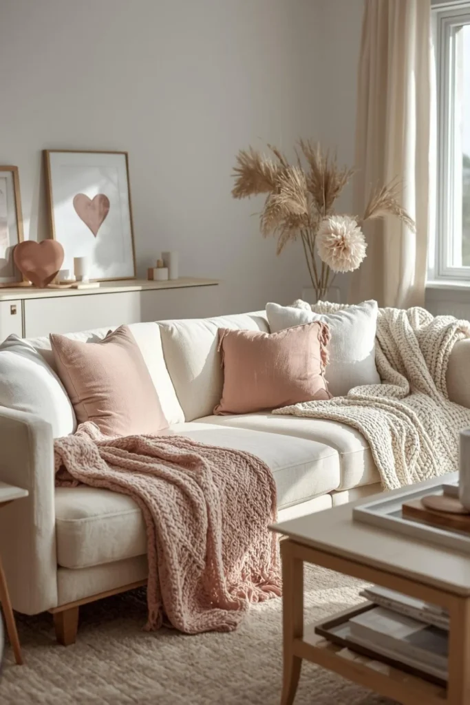Soft Romantic Neutrals with a Valentine Touch 3