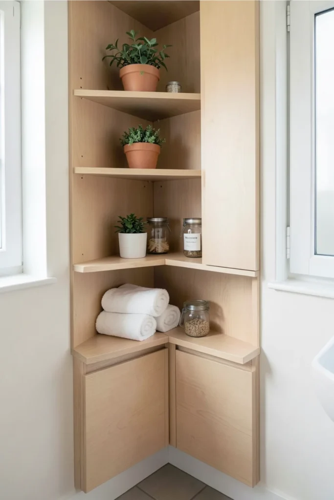 Storage That Hugs the Corners