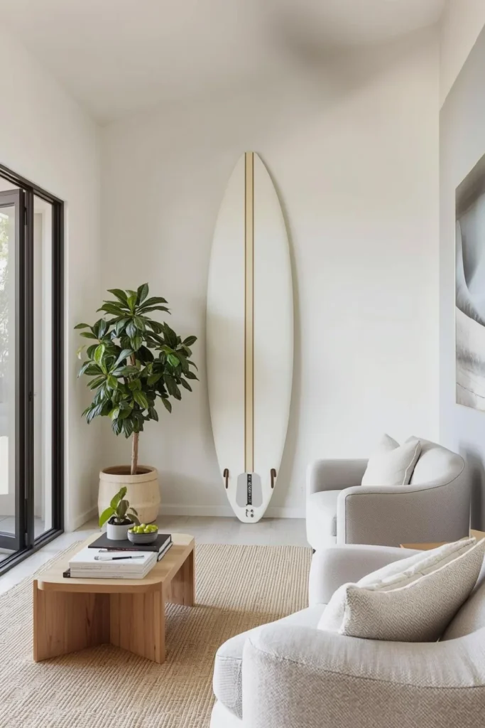 Surfboard Wall as Art