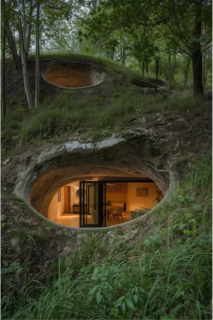The Hidden Hillside Home