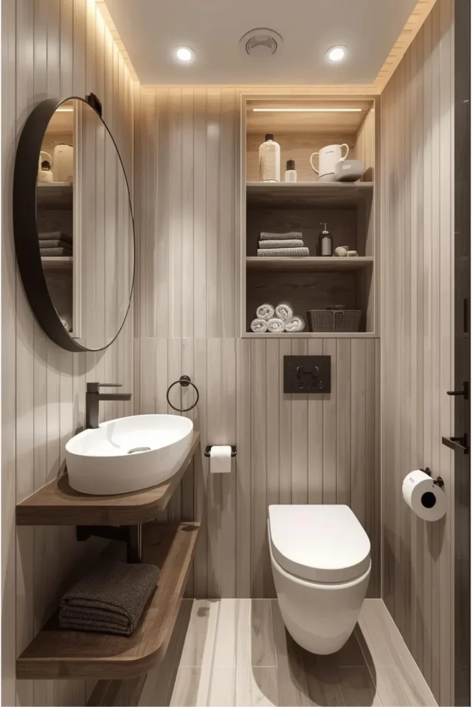 Tiny Bathroom Ideas With Built In Style2