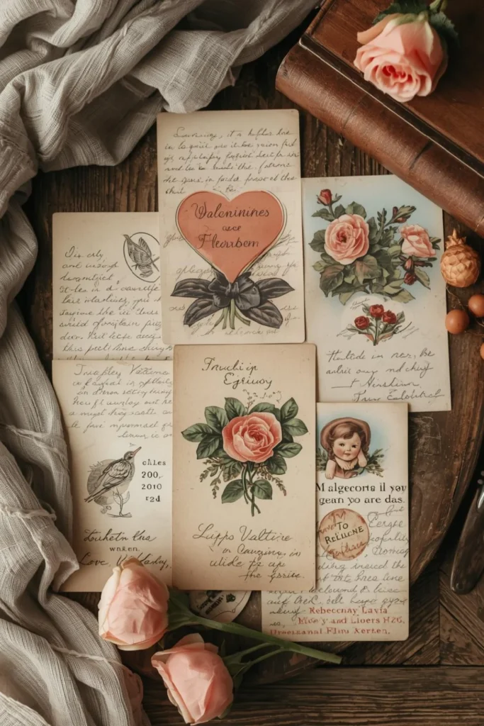 Vintage Valentine Postcards and Paper Ephemera 2